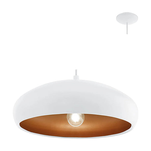 Eurolux Pendant Mogano1 400mm White/Copper - image 01