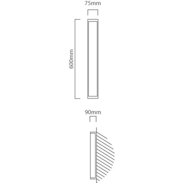 Eurolux Wall Light Gita 2 Satin Chrome LED 16w - image 01