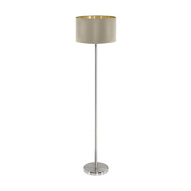 Eurolux Maserlo Floor Light 380mm Taupe/Gold - image 01