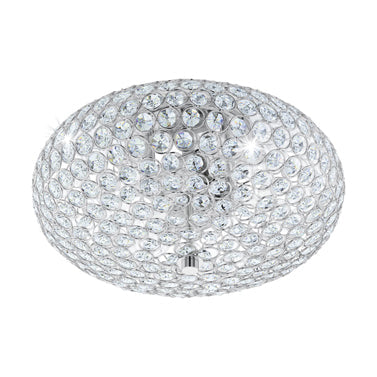 Eurolux Clemente Ceiling Light Chrome E27 2x60w in Electrical & Lighting,Lighting,Interior Lighting