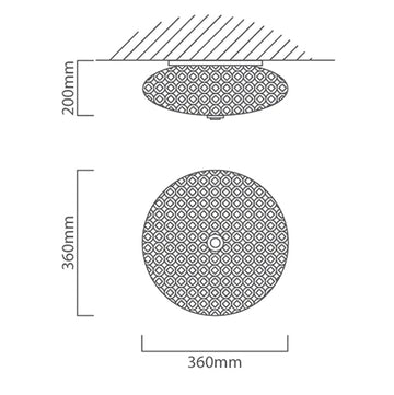 Eurolux Clemente Ceiling Light Chrome E27 2x60w - image 01