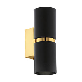 Eurolux Wall Light Passa Round  Black/Gold in Electrical & Lighting,Lighting,Interior Lighting
