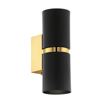Eurolux Wall Light Passa Round Black/Gold - image 01