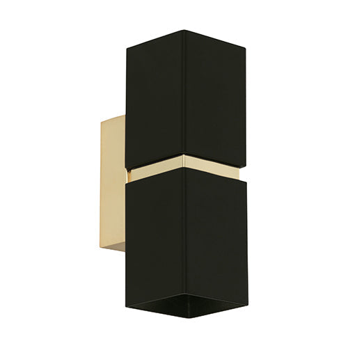 Eurolux Wall Light Passa  Square Black/Gold in Electrical & Lighting,Lighting,Interior Lighting