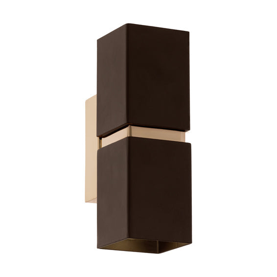 Eurolux Wall Light Passa  Square Brown/Copper in Electrical & Lighting,Lighting,Interior Lighting