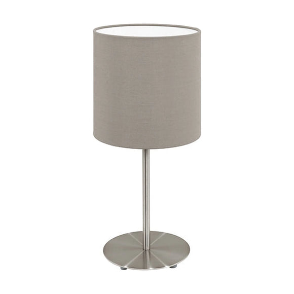 Eurolux Table Lamp Pasteri 140mm Taupe - image 01