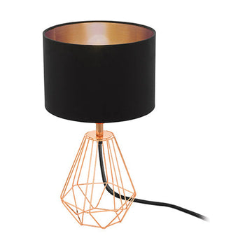 Eurolux Table Lamp Carlton2 T/Lamp165mm Black/Copper - image 01