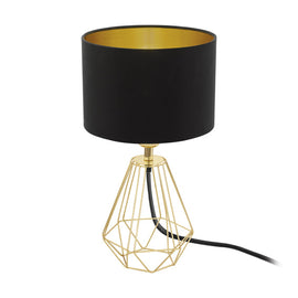 Eurolux Table Lamp Carlton2 165mm Black/Gold in Electrical & Lighting,Lighting,Interior Lighting