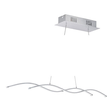 Eurolux Pendant Lasana2 1200mm Chrome/White in Electrical & Lighting,Lighting,Interior Lighting