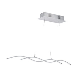 Eurolux Pendant Lasana2 1200mm Chrome/White - image 01