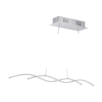 Eurolux Pendant Lasana2 1200mm Chrome/White - image 01