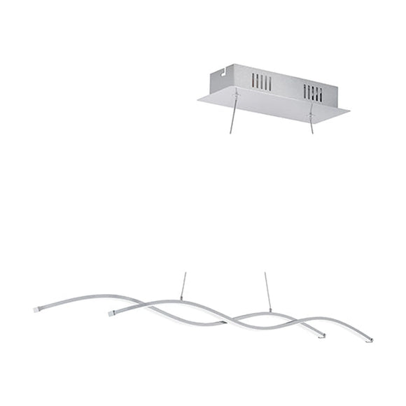 Eurolux Pendant Lasana2 1200mm Chrome/White - image 01