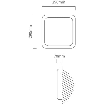 Eurolux Wall Light Manilva1 LED Chrome - image 01