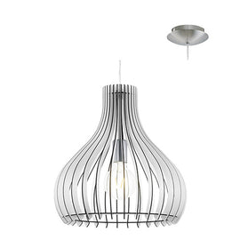 Eurolux Pendant Tindori 380mm White in Electrical & Lighting,Lighting,Interior Lighting