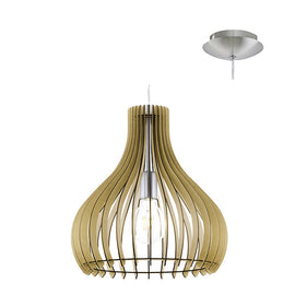 Eurolux Pendant Tindori 380mm Maple in Electrical & Lighting,Lighting,Interior Lighting