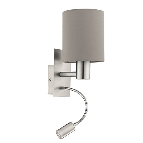 Eurolux Wall Light Pasteri 2LT  Taupe in Electrical & Lighting,Lighting,Interior Lighting