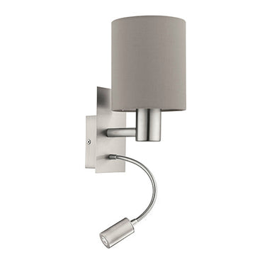 Eurolux Wall Light Pasteri 2LT  Taupe in Electrical & Lighting,Lighting,Interior Lighting