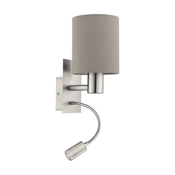 Eurolux Wall Light Pasteri 2LT Taupe - image 01