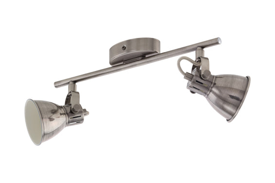 Eurolux Seras 2LT Spotlight Antique Nickel in Electrical & Lighting,Lighting,Interior Lighting