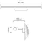 Eurolux Wall Light Vadumi LED 11w 4000K Chrome - image 01