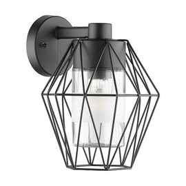 Eurolux Canove Outdoor Wall Light Black E27 - image 01