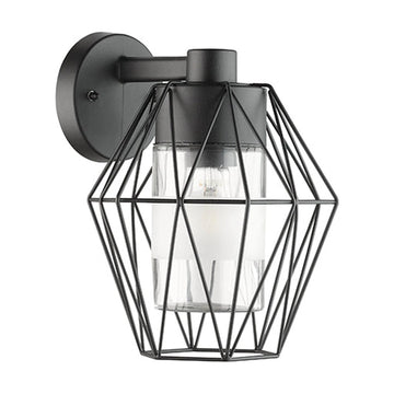 Eurolux Canove Outdoor Wall Light Black E27 - image 01