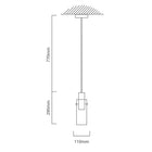 Eurolux Pendant Montefino 1LT 110mm Black - image 01