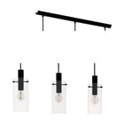 Eurolux Pendant Montefino 3LT 710mm Black - image 01
