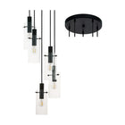 Eurolux Pendant Montefino 5LT 350mm Black - image 01