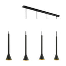 Eurolux Pendant Cortaderas 4LT 975mm Black/Gold - image 01