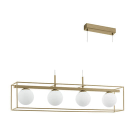Eurolux Pendant Vallaspra 4LT 910mm Champagne - image 01