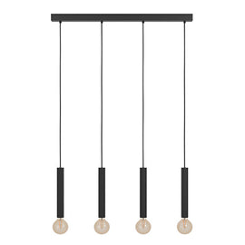 Eurolux Pendant Cortenova 4LT Black E27 4x60w in Electrical & Lighting,Lighting,Interior Lighting