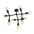 Eurolux Bocadella1 9LT Ceiling Light 365mm Black - image 01