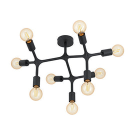 Eurolux Bocadella1 9LT Ceiling Light 365mm Black - image 01