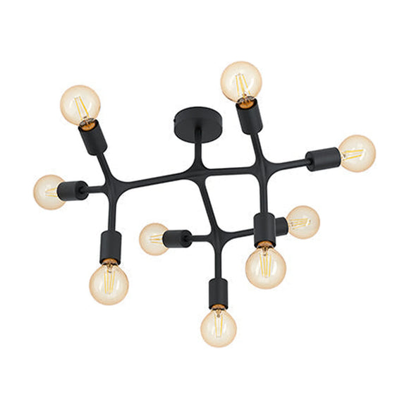 Eurolux Bocadella1 9LT Ceiling Light 365mm Black - image 01