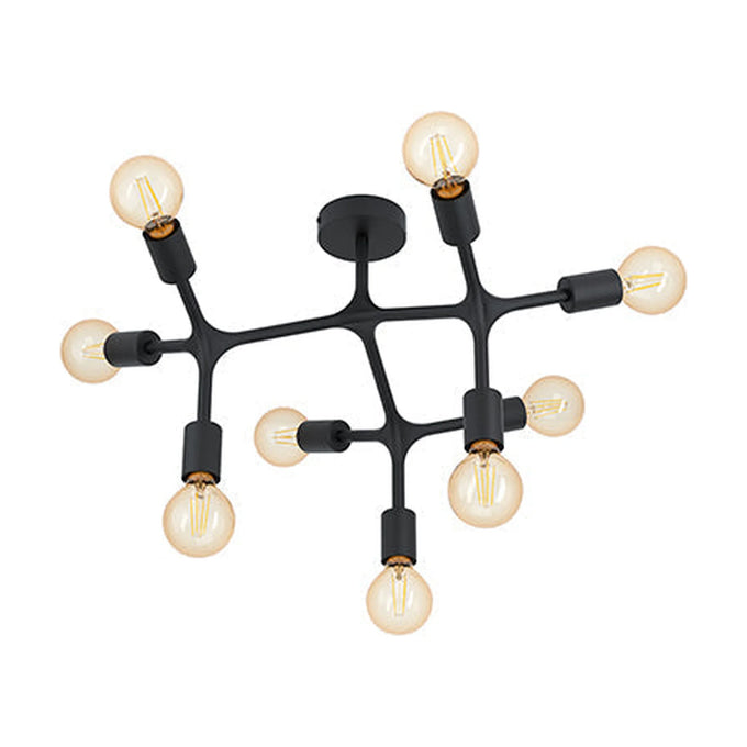 Eurolux Bocadella1 9LT Ceiling Light 365mm Black - image 01