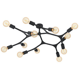 Eurolux Bocadella1 12LT Ceiling Light 920mm Black in Electrical & Lighting,Lighting,Interior Lighting