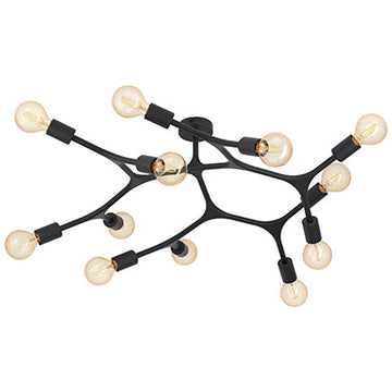 Eurolux Bocadella1 12LT Ceiling Light 920mm Black in Electrical & Lighting,Lighting,Interior Lighting