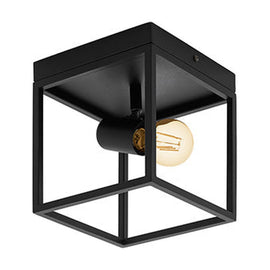 Eurolux Silentina 1LT Ceiling Light 180mm Black - image 01