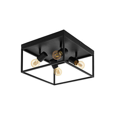 Eurolux Silentina 4LT Ceiling Light 360mm Black in Electrical & Lighting,Lighting,Interior Lighting