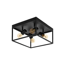 Eurolux Silentina 4LT Ceiling Light 360mm Black in Electrical & Lighting,Lighting,Interior Lighting