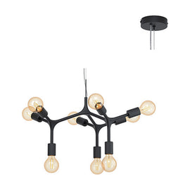 Eurolux Pendant Bocadella 9LT 645mm Black - image 01