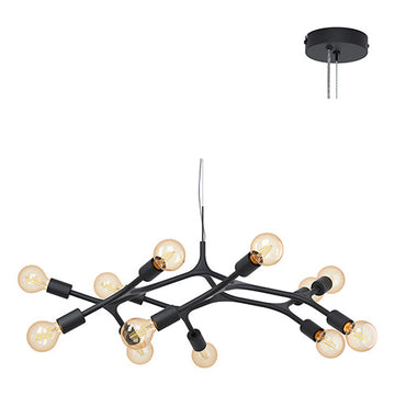 Eurolux Pendant Bocadella 12LT 920mm Black in Electrical & Lighting,Lighting,Interior Lighting