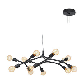 Eurolux Pendant Bocadella 12LT 920mm Black - image 01
