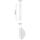Eurolux Wall Light Tragacete Mirror Chrome LED 24w - image 01