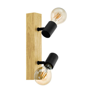 Eurolux 2LT Spotlight Townshend 3 Bar 300mm Wood - image 01