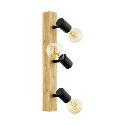 Eurolux 3LT Spotlight Townshend 3 Bar 480mm Wood in Electrical & Lighting,Lighting,Interior Lighting