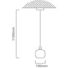 Eurolux Pendant Oilella Black E27 1x40w - image 01