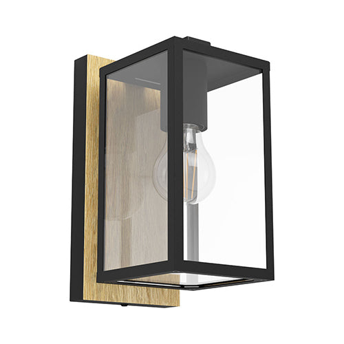 Eurolux Budrone Outdoor Wall Light Black E27 1x40w in Electrical & Lighting,Lighting,Exterior Lighting