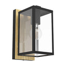 Eurolux Budrone Outdoor Wall Light Black E27 1x40w - image 01